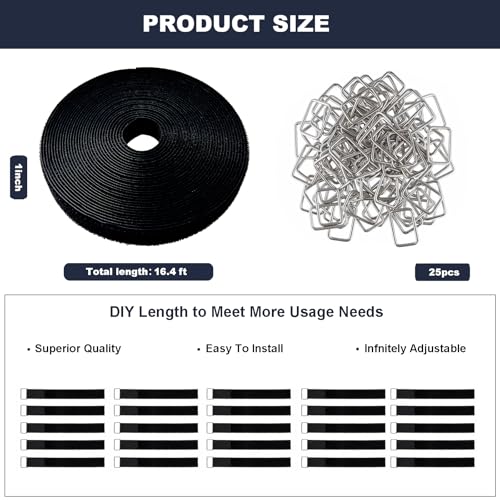 16.4FT Sectional Couch Connectors Hook and Loop Straps Easy to Install No Tool Required
| 16.4FT Sliding Sofa Connector