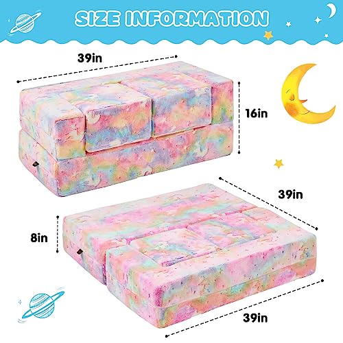 Glow in The Dark Kids Couch Sofa 3 in 1 Fold Out Toddler Sofa with Washable Covers for Boys OEKO-TEX STANDARD 100
Kids 3