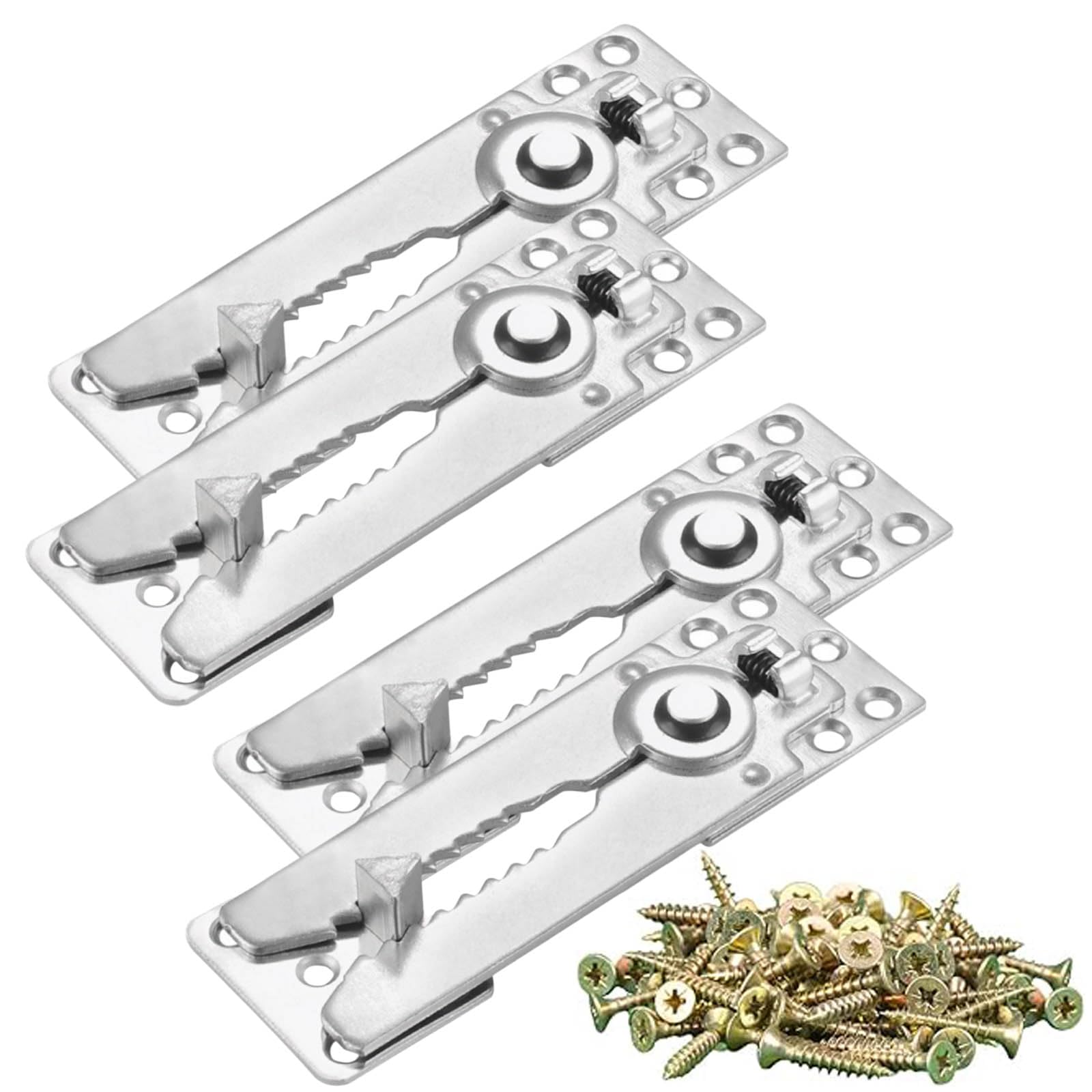 4 PCS Sectional Couch Connector Screws, Heavy Duty Alligator Clamps for Sliding Sofas
| Heavy Duty Sofa Alligator Clamp