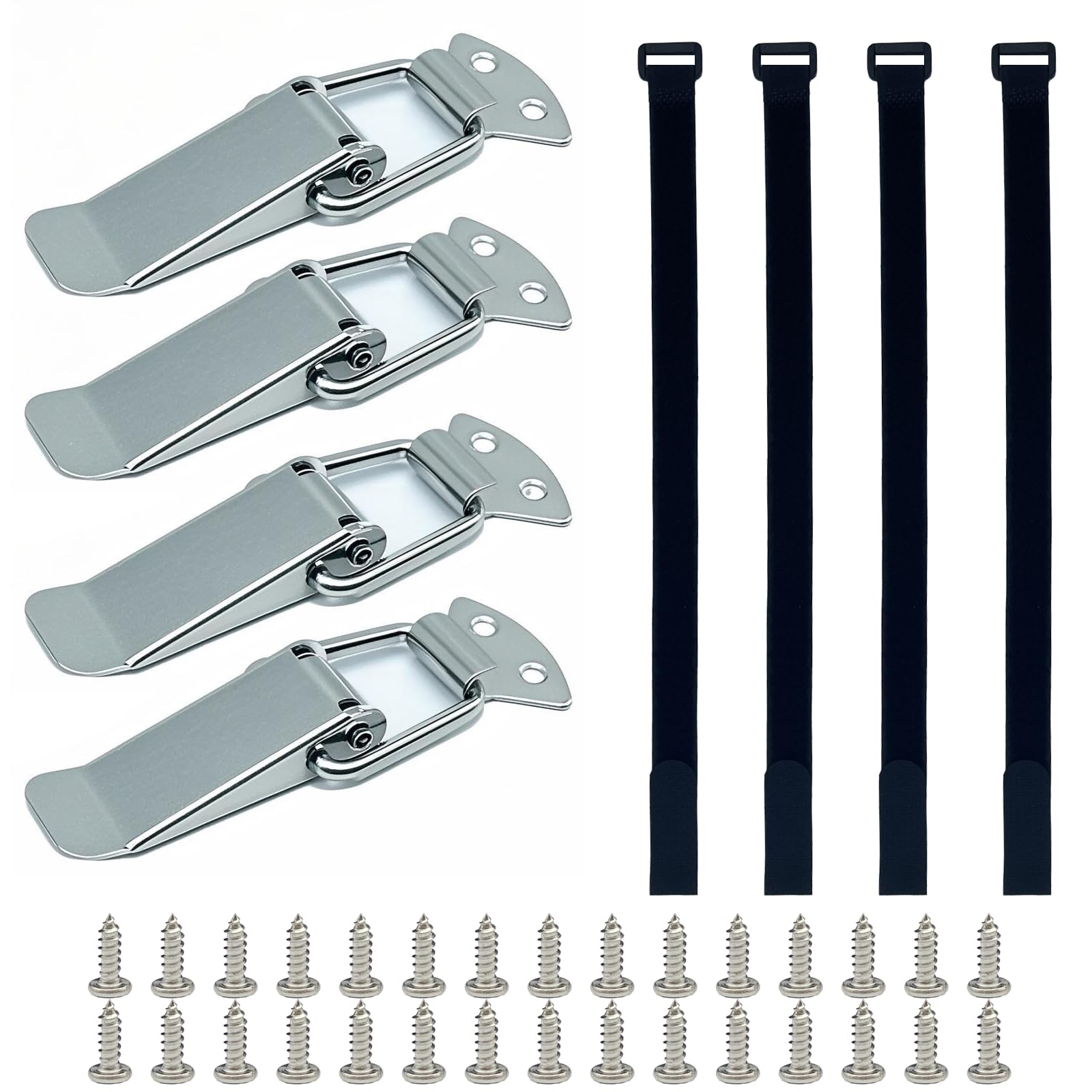 Keep Sectional Couch Together Prevent Sliding - Ectional Couch Connectors (4 Sets of Sofa Link Locks + 4 Fastening Stra